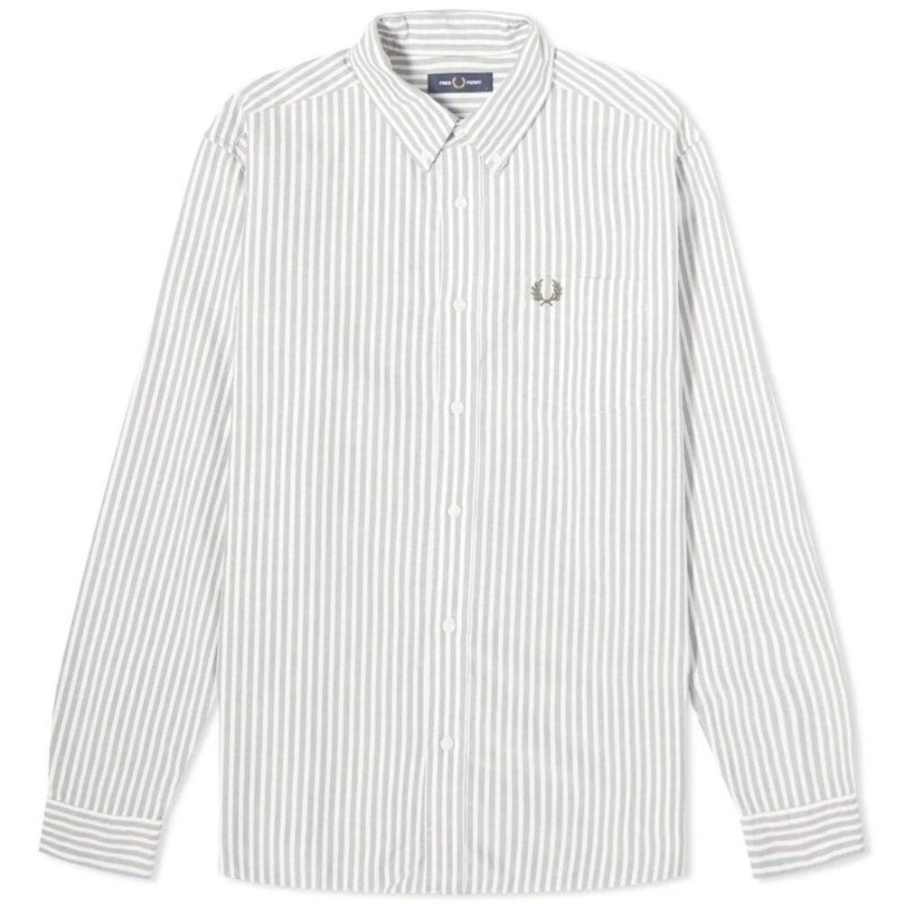 Fred Perry Mens Double Tipped Collar Polo Shirt / White
